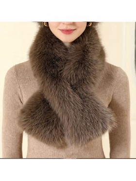 Faux Fur Plush Premium Scarf