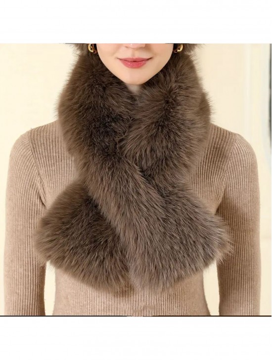 Faux Fur Plush Premium Scarf