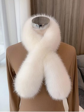 Faux Fur Plush Premium Scarf