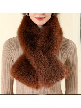 Faux Fur Plush Premium Scarf