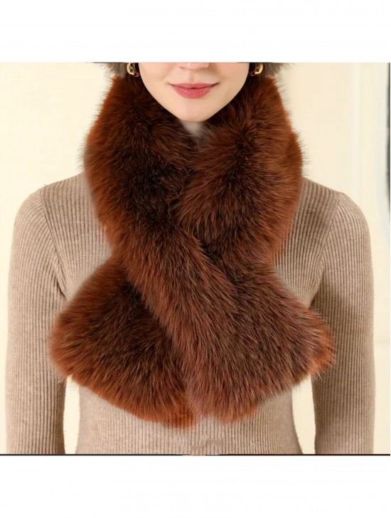 Faux Fur Plush Premium Scarf