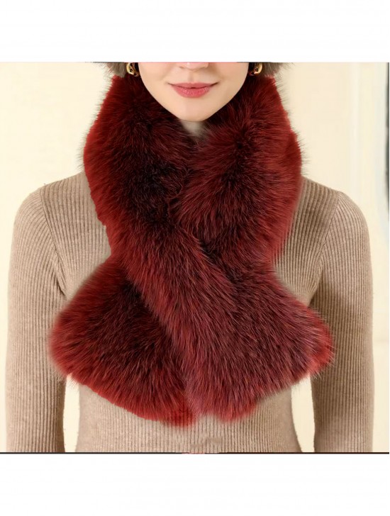 Faux Fur Plush Premium Scarf