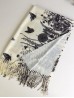 Cashmere Feeling Floarl Print Premium Scarf