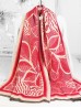 Cashmere Feeling Leaves Print Premium Scarf