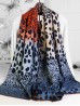 Reversible Cashmere Feeling 3 Tone Print Premium Scarf