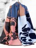 Reversible Cashmere Feeling Rose Print Premium Scarf