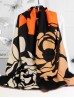 Reversible Cashmere Feeling Rose Print Premium Scarf