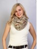LINEN, LOOP,LARGE TIGER FACE SCARF
